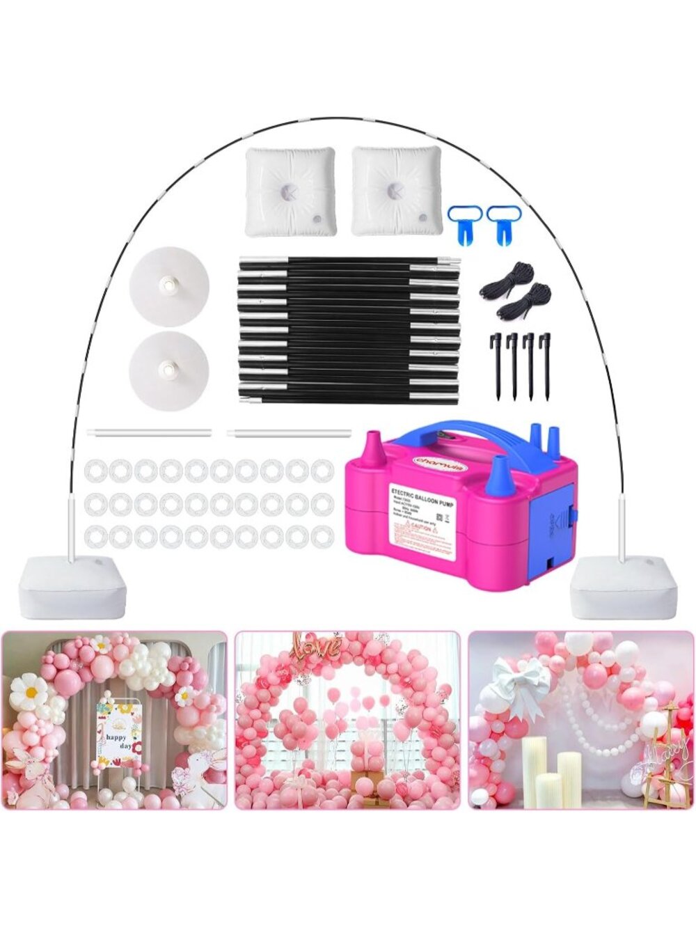 New Balloon Arch Kit and Electric Balloon Pump